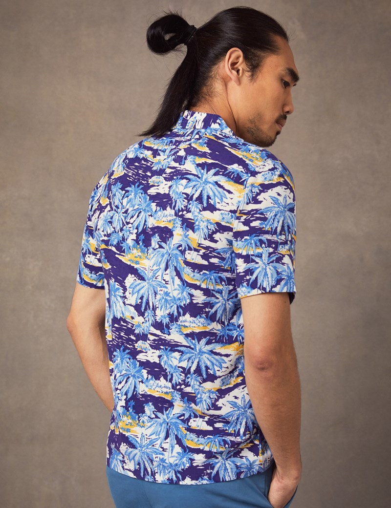 sea blue shirt mens