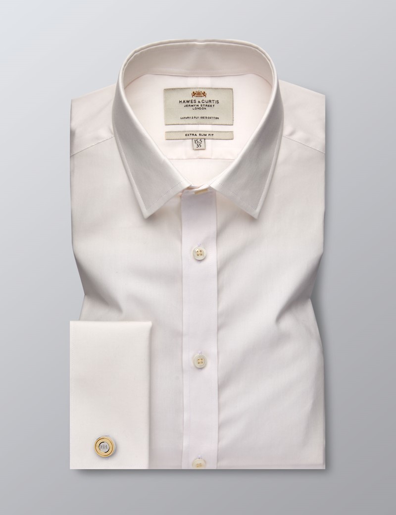 men-s-formal-ivory-poplin-extra-slim-fit-shirt-double-cuff-easy-iron-hawes-curtis