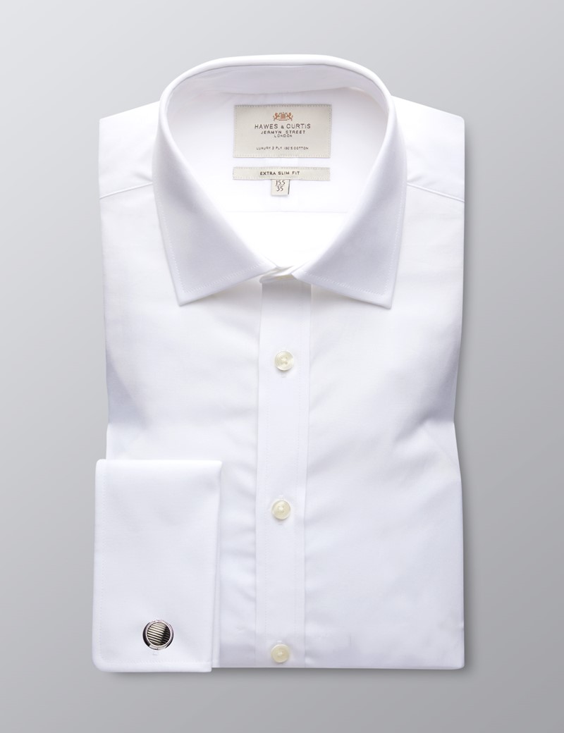 Extra Slim Fit Shirt With Double Cuff 