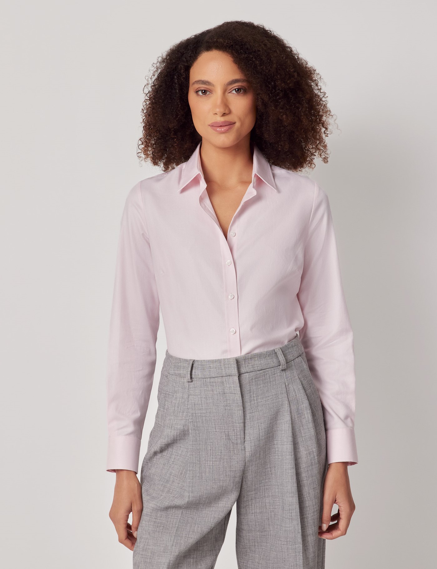 & Semi Fitted Light Shirt