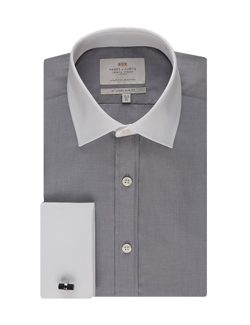 mens grey dress shirt