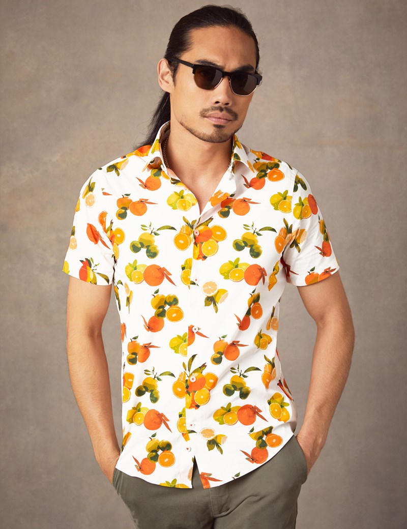 men lemon shirt
