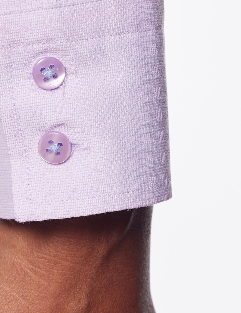Bluse – Regular Fit – Baumwolle – lila