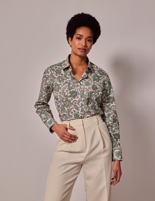 Women's Printed Shirts & Blouses | Hawes & Curtis | UK