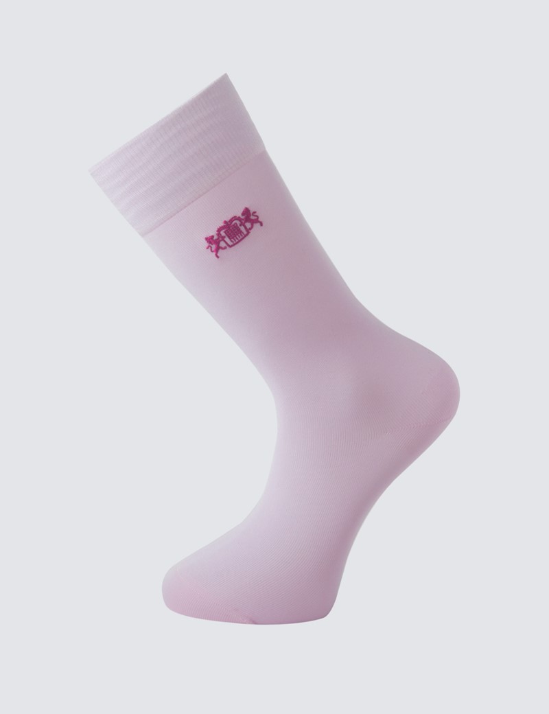 light pink mens socks