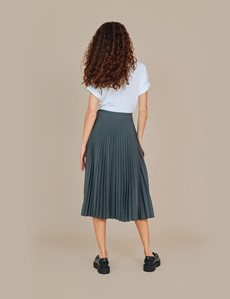 Women's Lottie Grey Midi Skirt