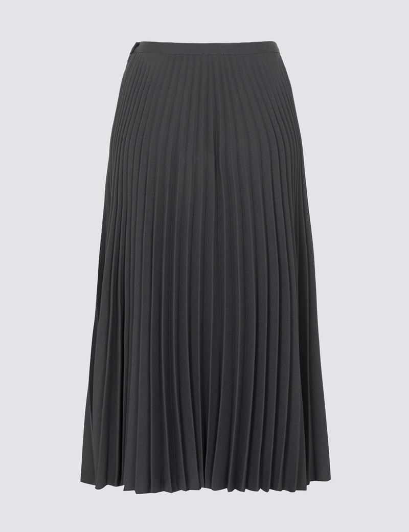 Women's Lottie Grey Midi Skirt