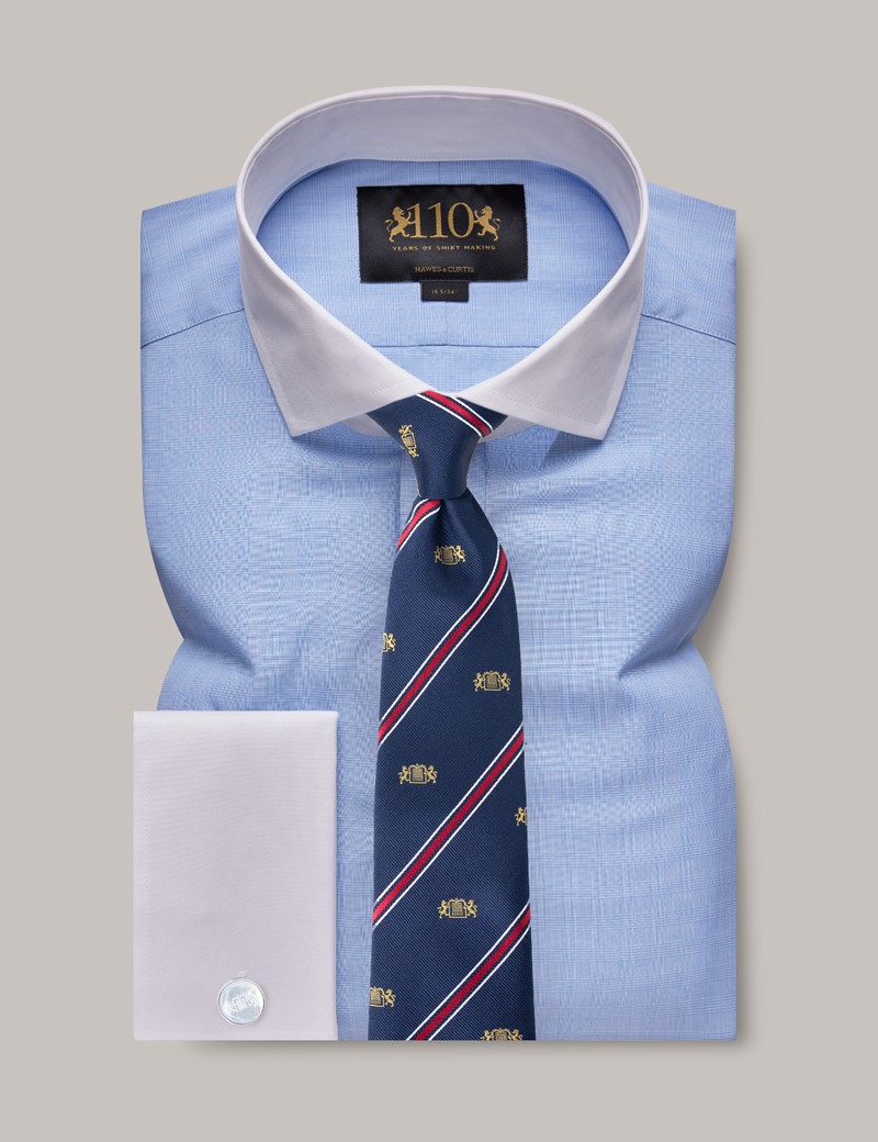 Men's 110th Anniversary Premium Blue & White Poplin Prince of