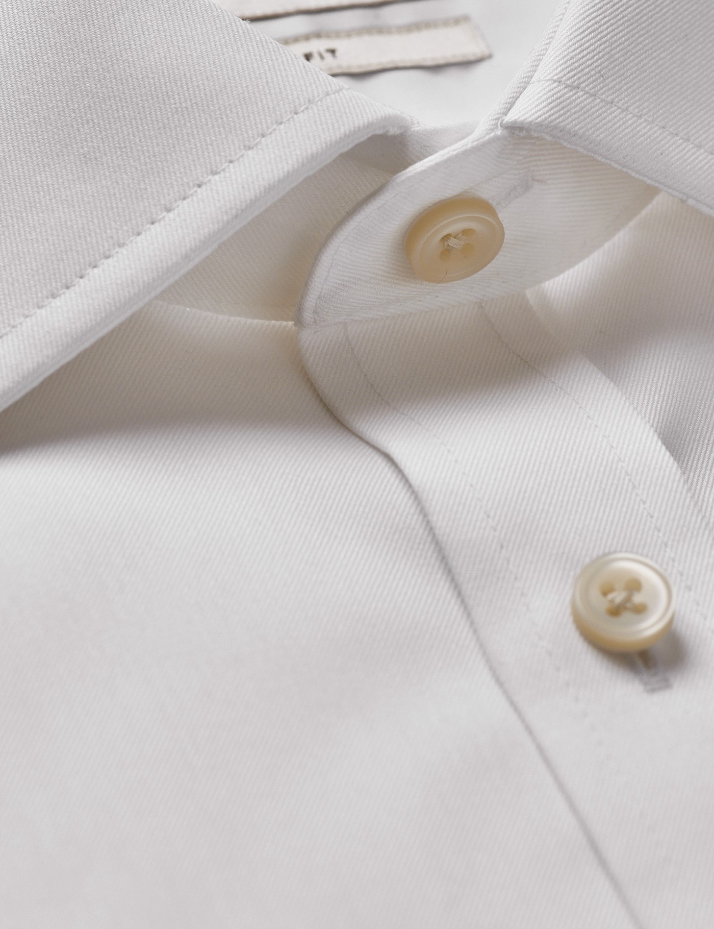& Slim Fit Twill Non Iron Shirt 15.5" collar 34" sleeve