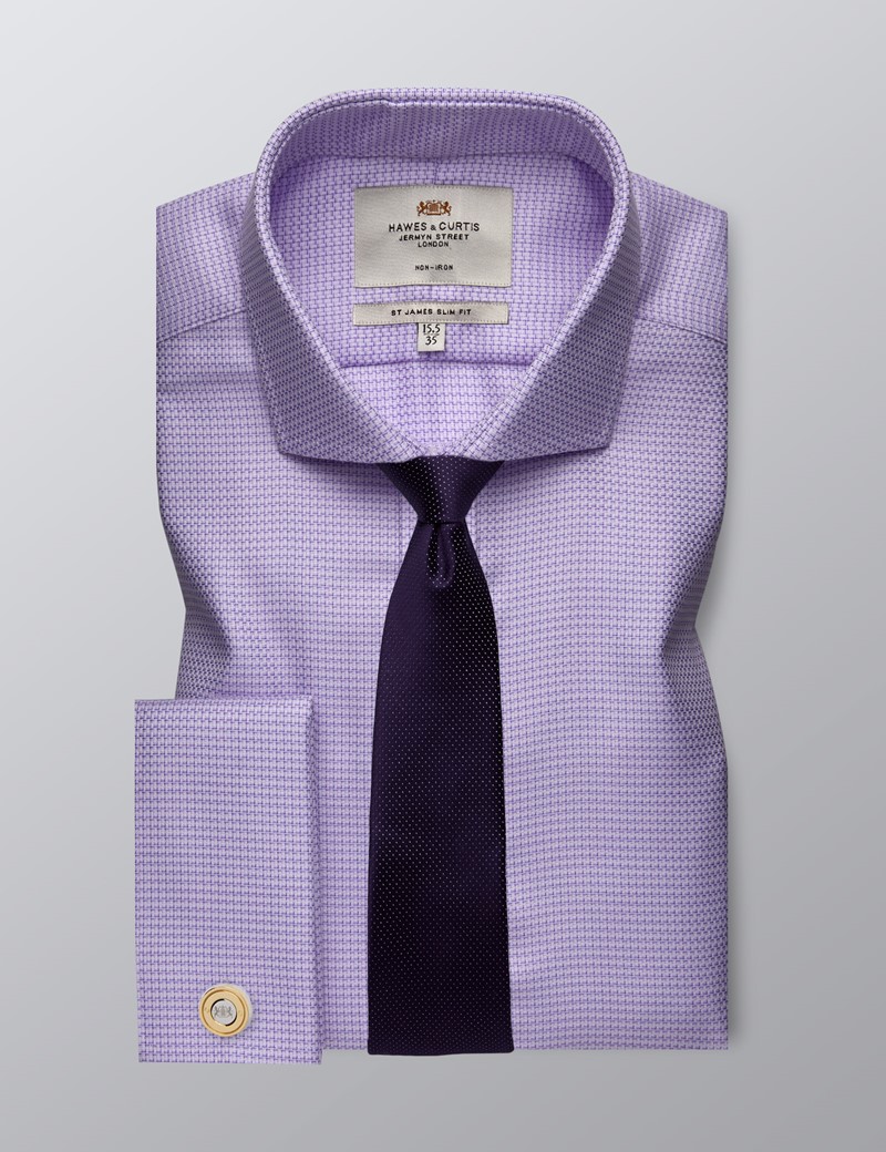 lilac formal shirt