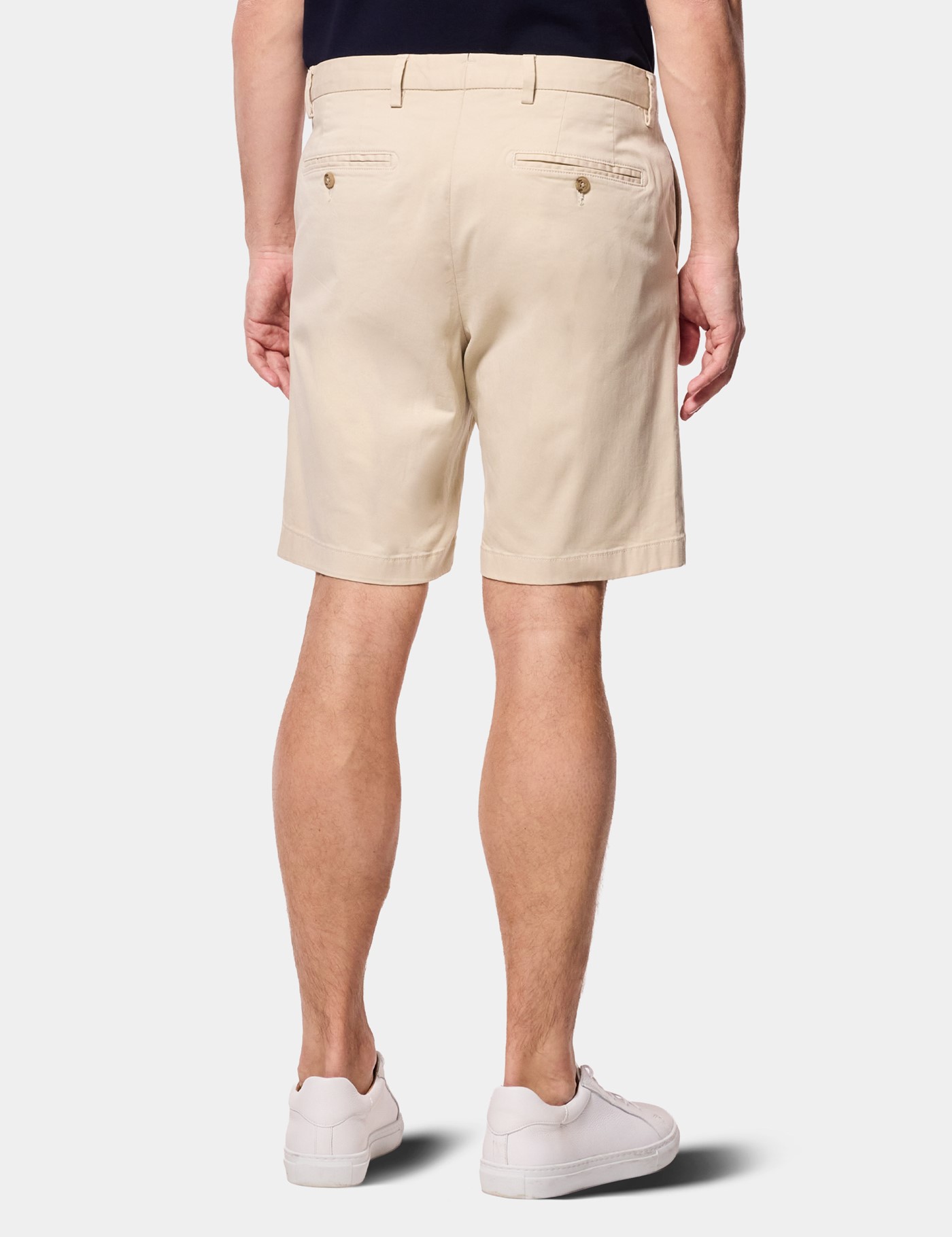 Hawes & Curtis Beige Garment Dyed Chino Shorts Size: 40" (EU 56) image 3