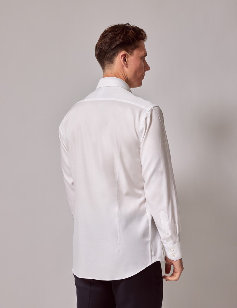 Men's 110th Anniversary Premium White Twill Slim Shirt - Limited ...