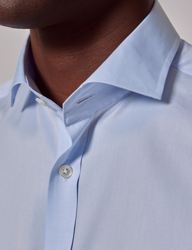 Men's 110th Anniversary Premium Blue Twill Slim Shirt - Limited Edition ...