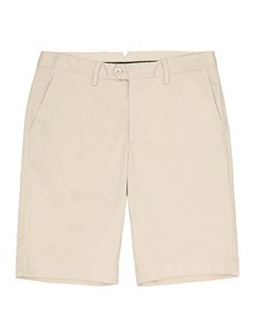 Men's Beige Garment Dye Chino Shorts