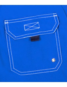 Men's Blue Garment Dye Swim Shorts