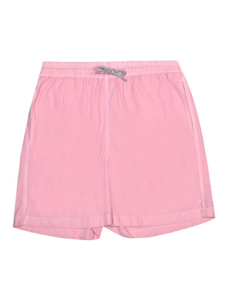 Men's Pink Garment Dye Swim Shorts