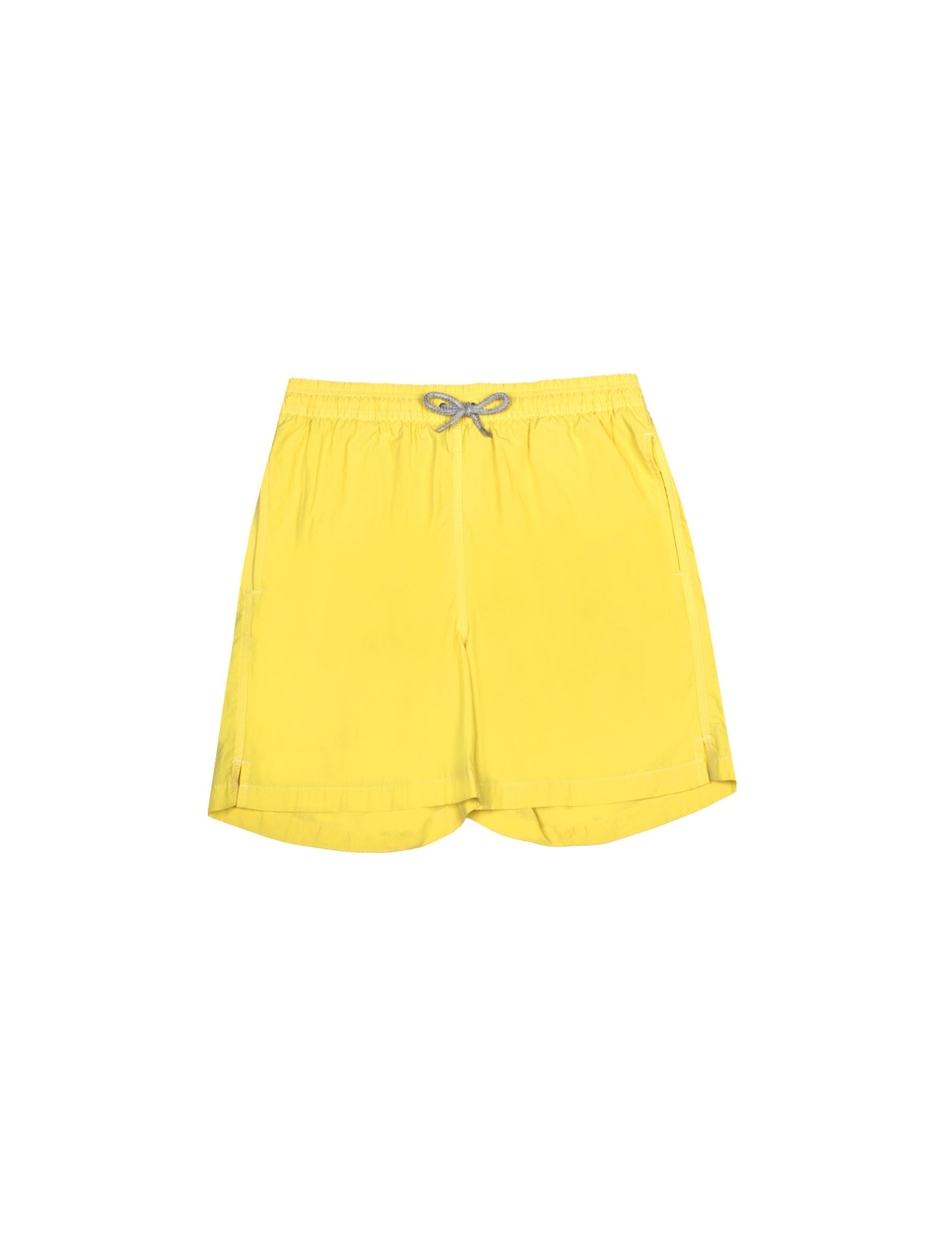 Plain Yellow Garment Dye Swim Shorts | Hawes & Curtis