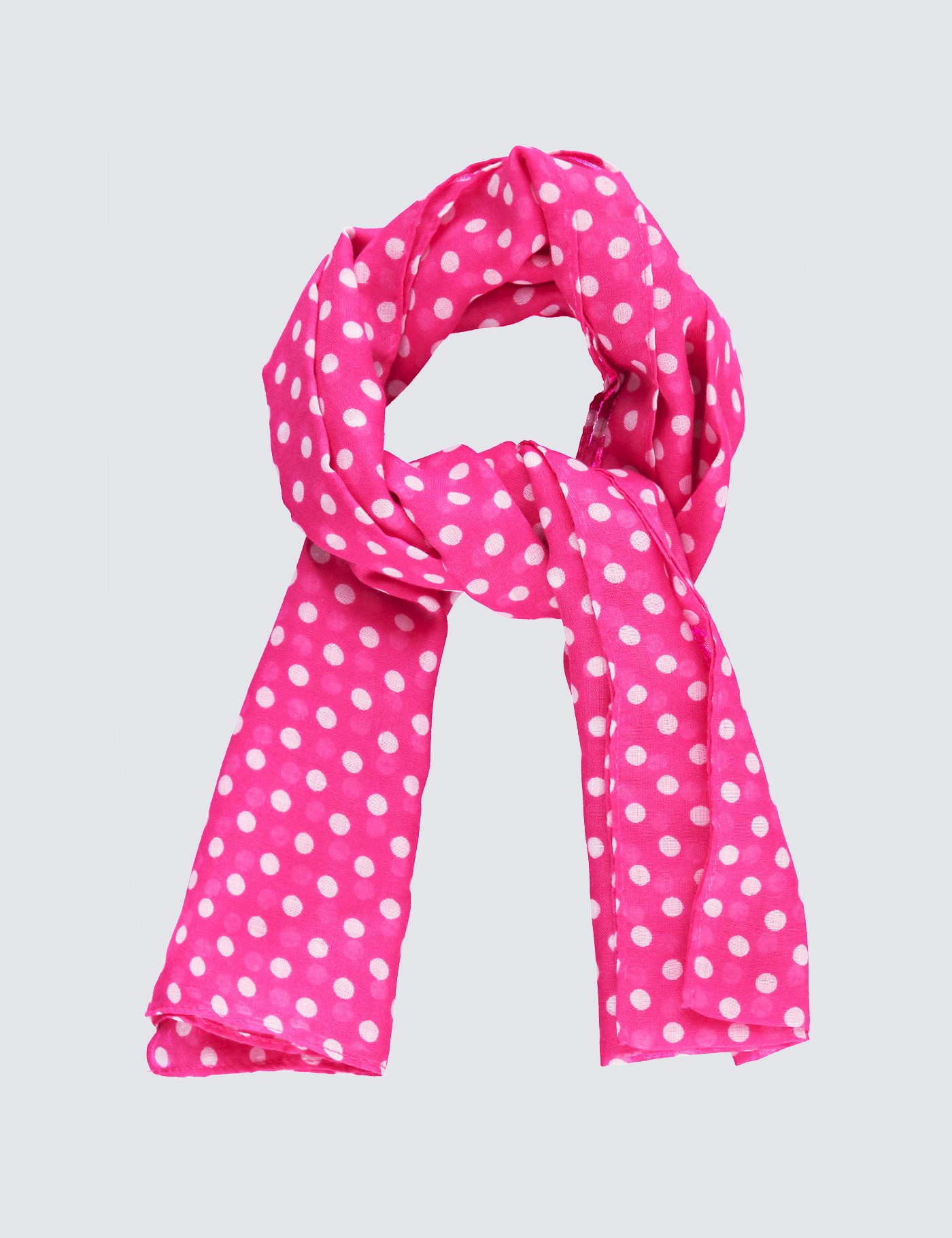 Women’s Pink Polka Dot Scarf | Hawes & Curtis