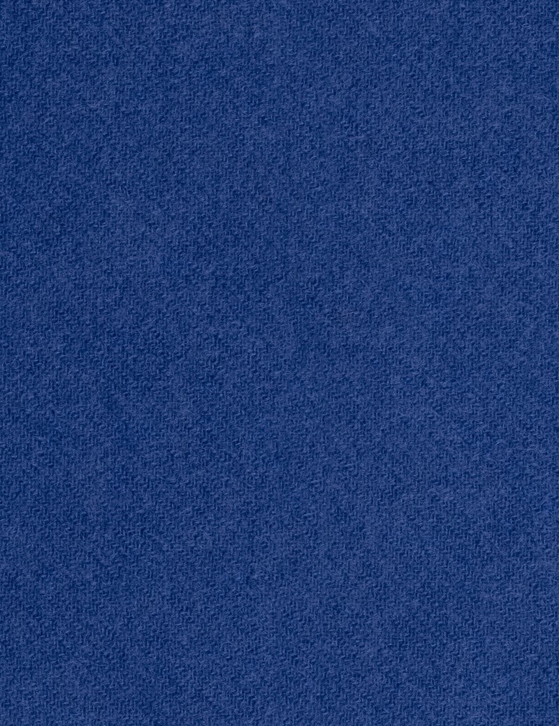 Plain Blue 100% Cashmere Scarf