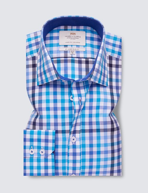 Gingham Shirts | Men's Shirts - Hawes 