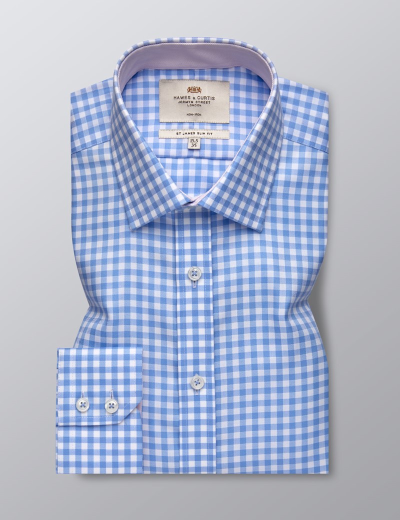 gingham shirt mens slim fit