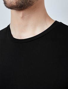 Black Garment Dye Organic Cotton T-Shirt 