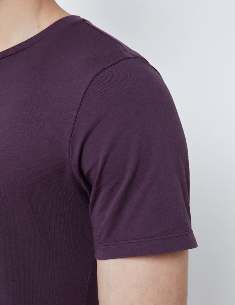 blackberry color shirt