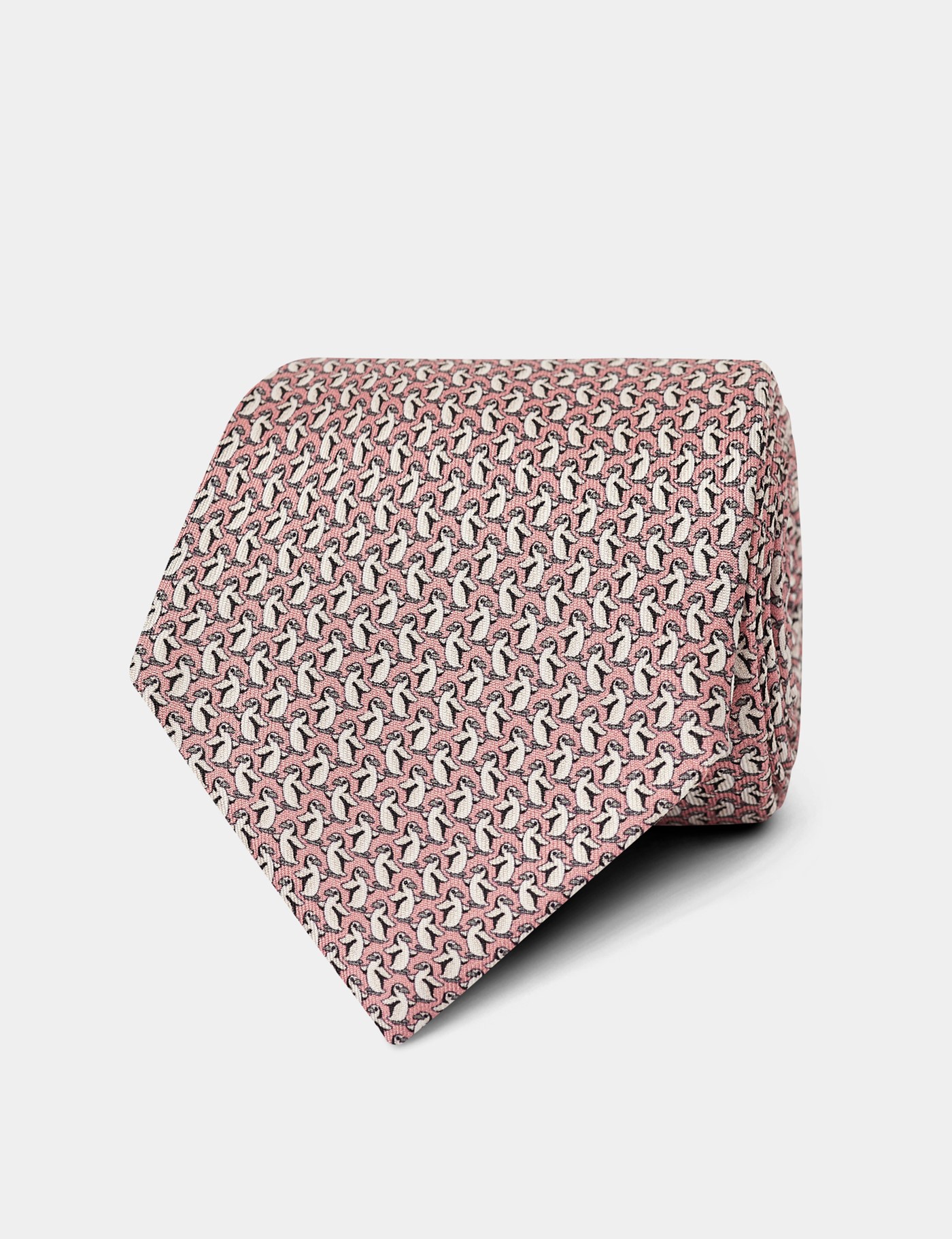 Hawes & Curtis Pink Penguin 1913 Tie Size: One Size