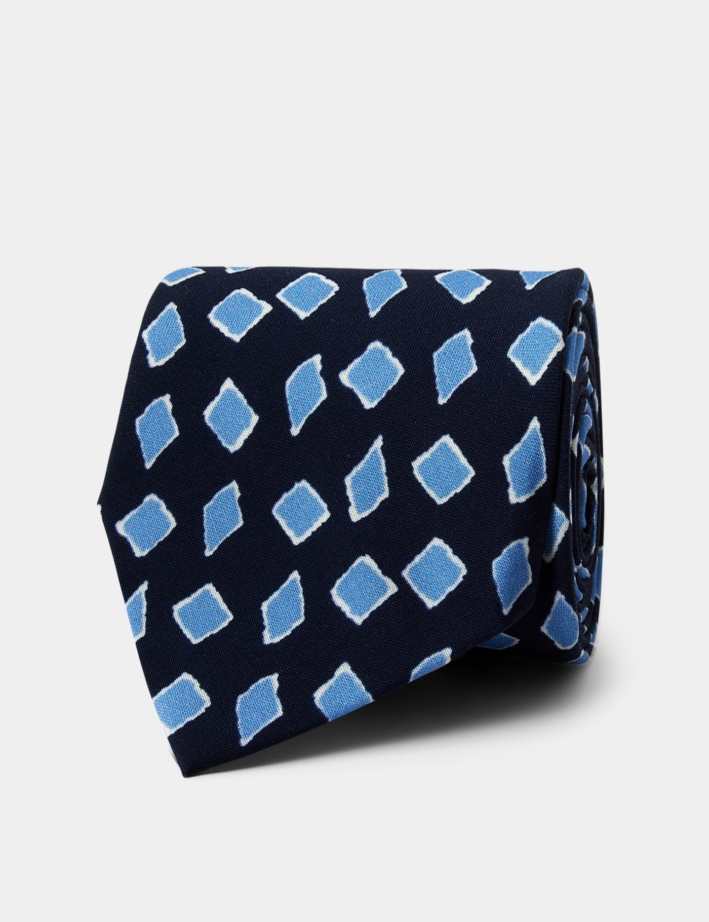 & Navy & Sky Blue Diamond 1913 Tie One