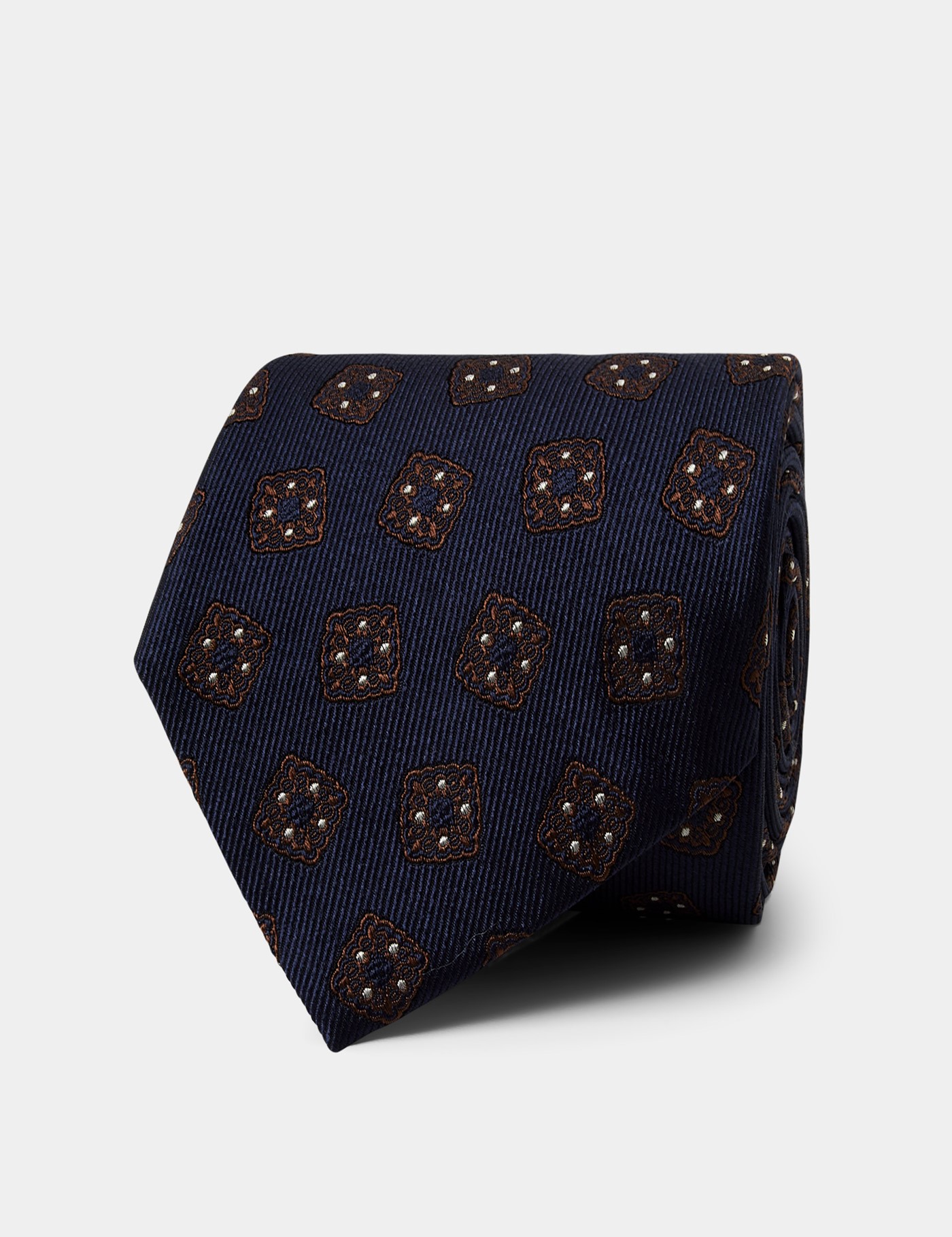 & & Brown Medallion 1913 Tie One