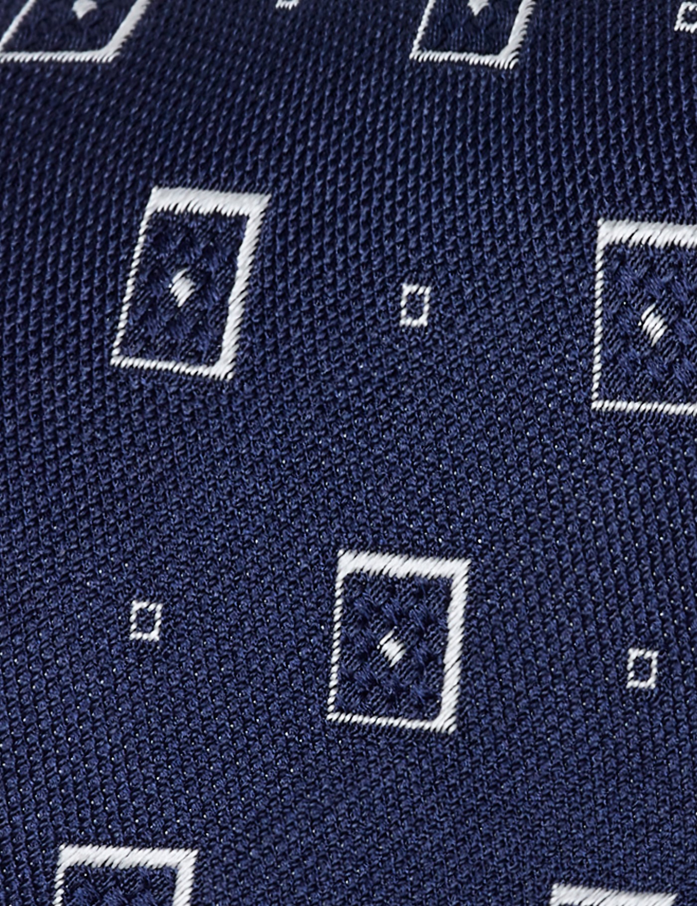 Hawes & Curtis Navy Medallion 1913 Tie Size: One Size image 2