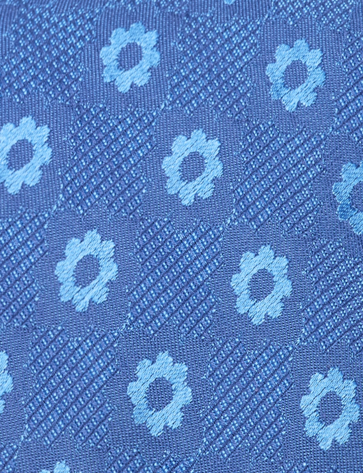 Hawes & Curtis Blue Jacquard Floral 1913 Tie Size: One Size image 2