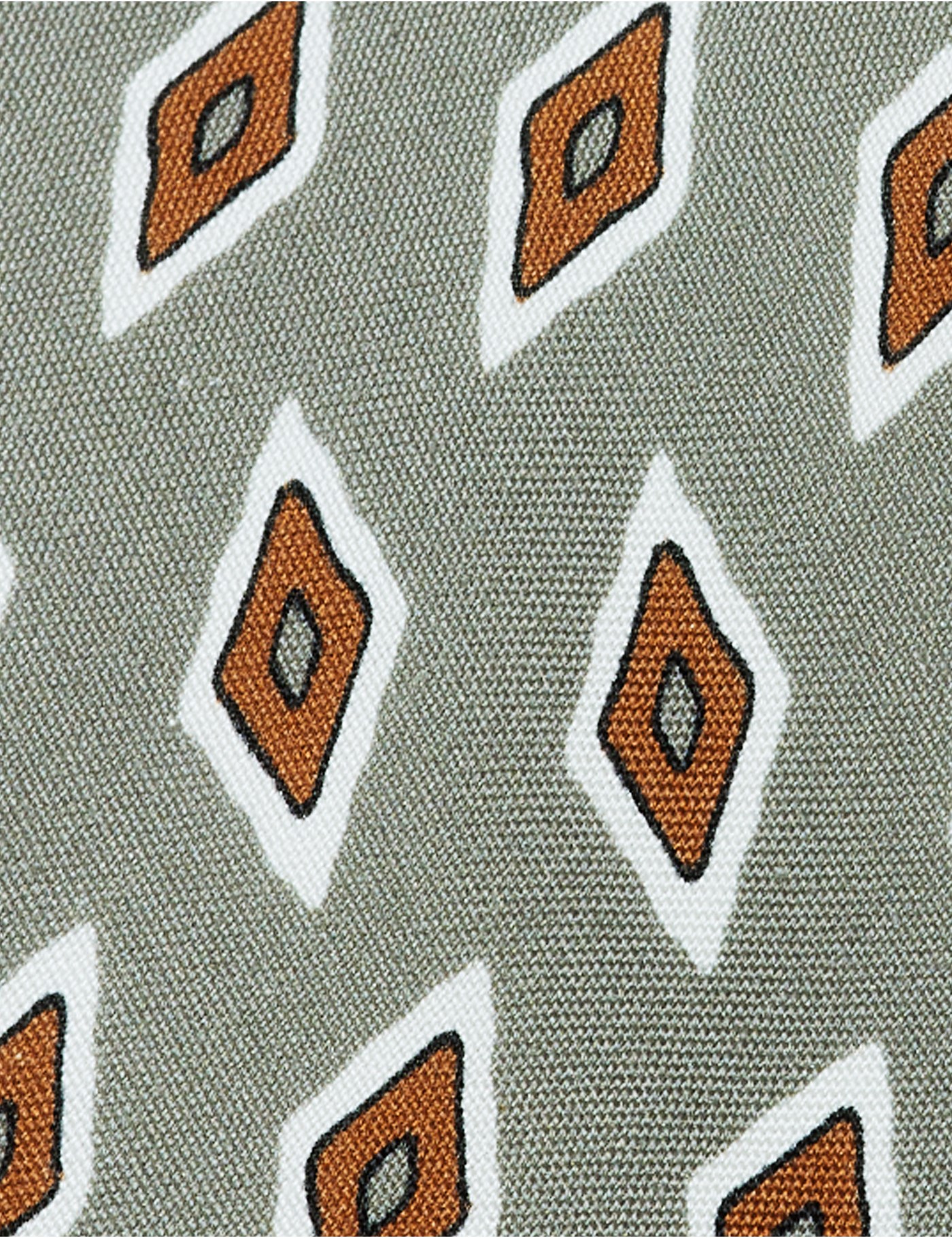 Hawes & Curtis Sage Green Diamond 1913 Tie Size: One Size image 2
