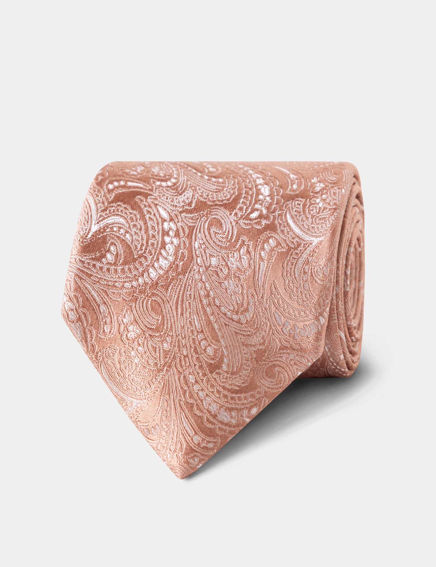 & Paisley Tie 100% Silk One
