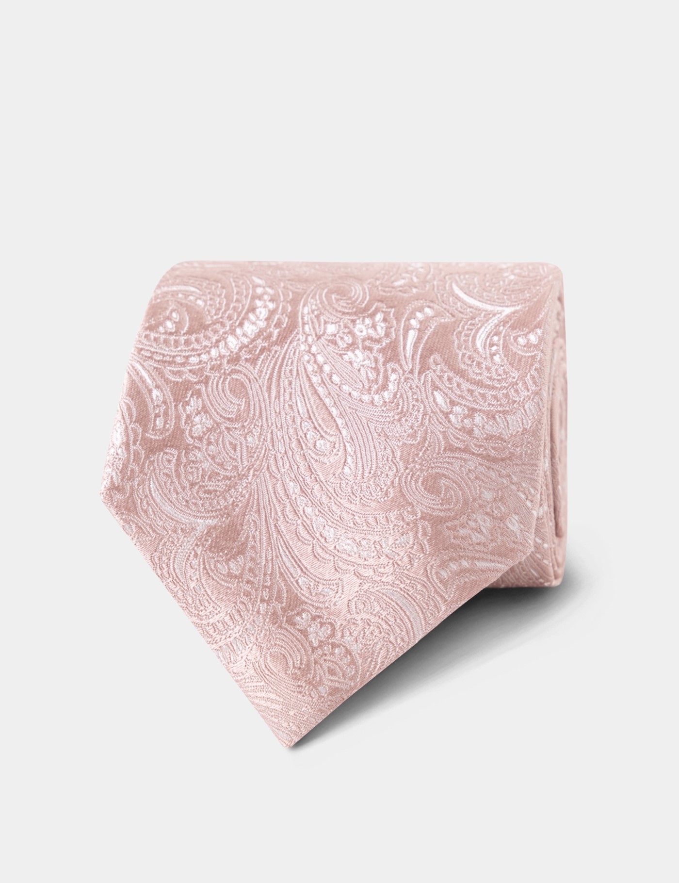 & Dusty Pink Paisley Tie One