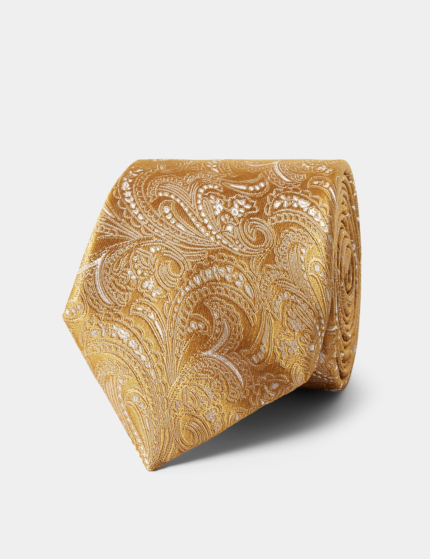 & Yellow Gold Paisley Tie One
