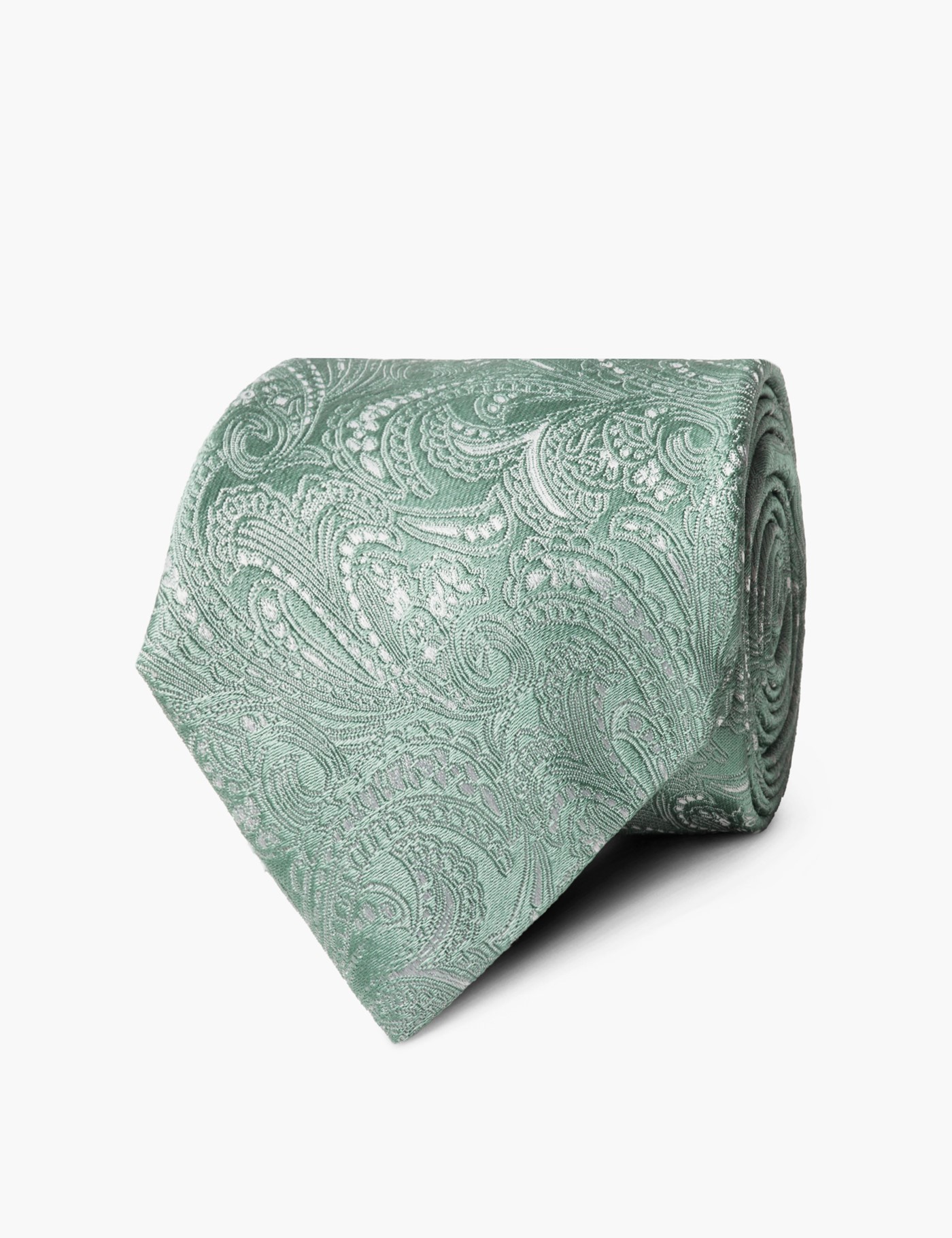 & Duck Egg Paisley Tie One