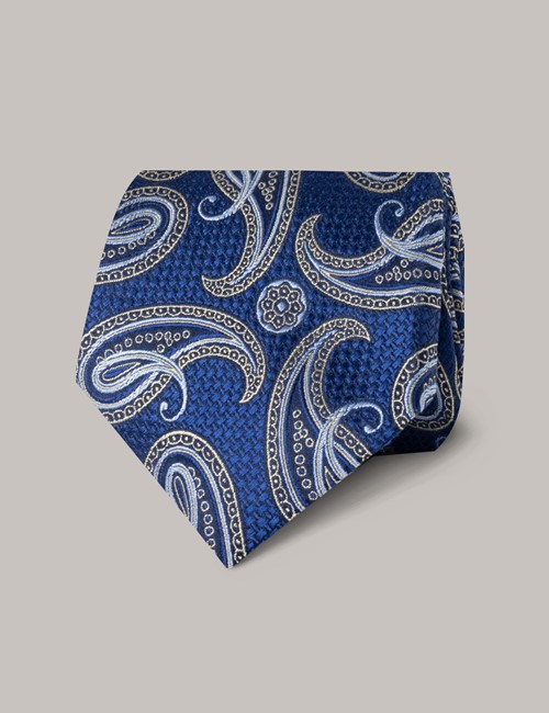 Navy Blue Premium Solid Color Necktie