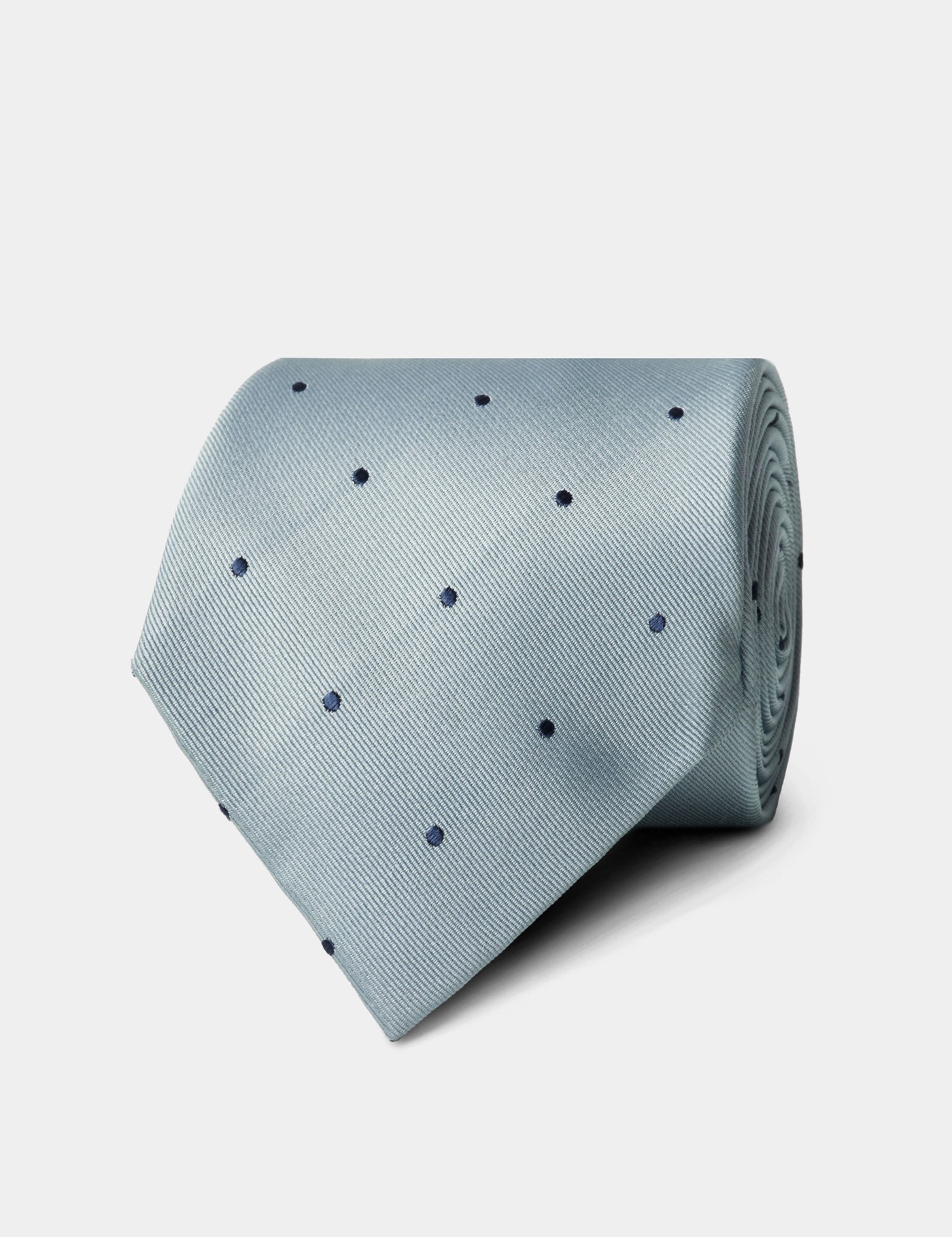 & Sky Blue Tonal Spot Tie One