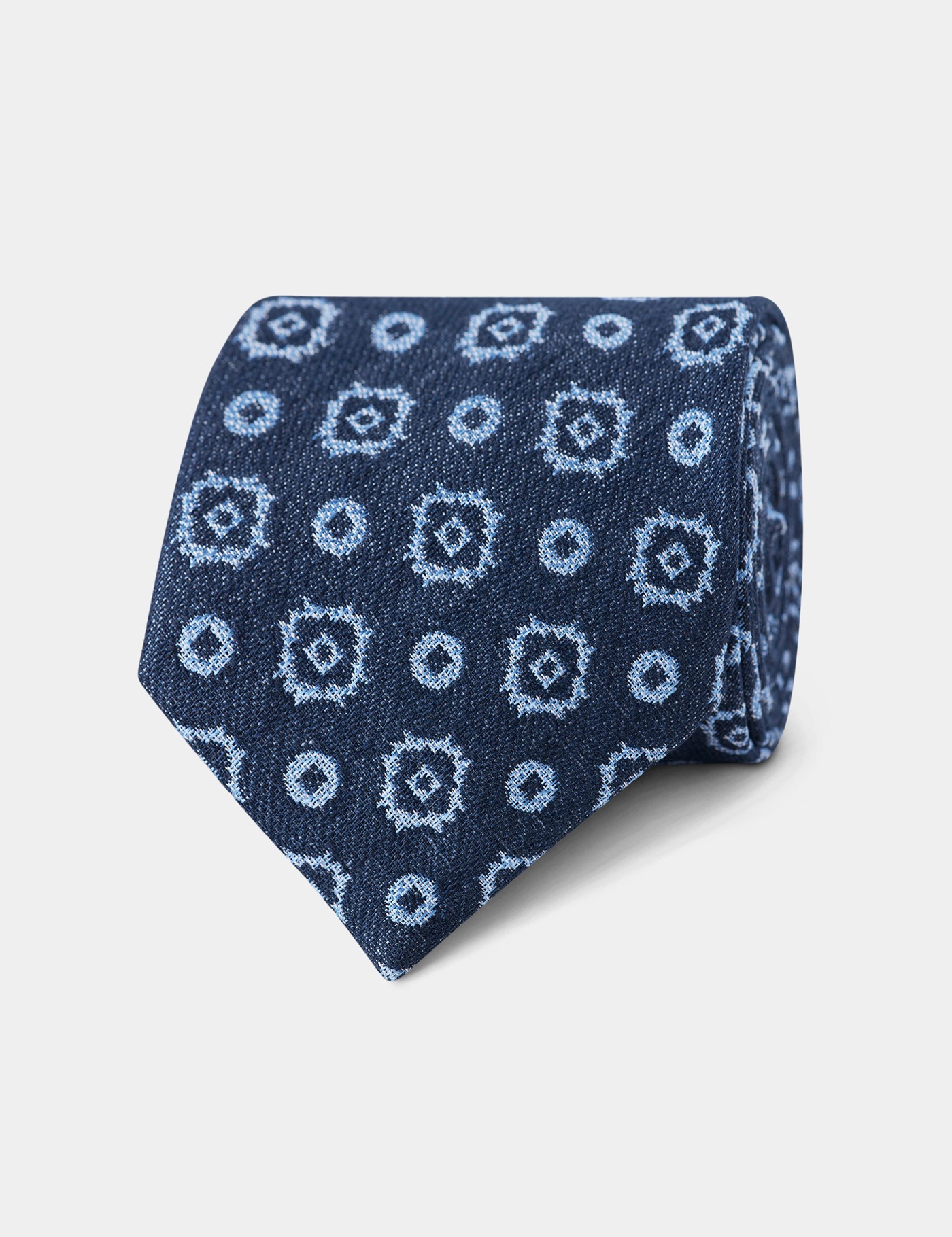 & Bold Geo Italian Cotton Blend Tie 1913 Collection One