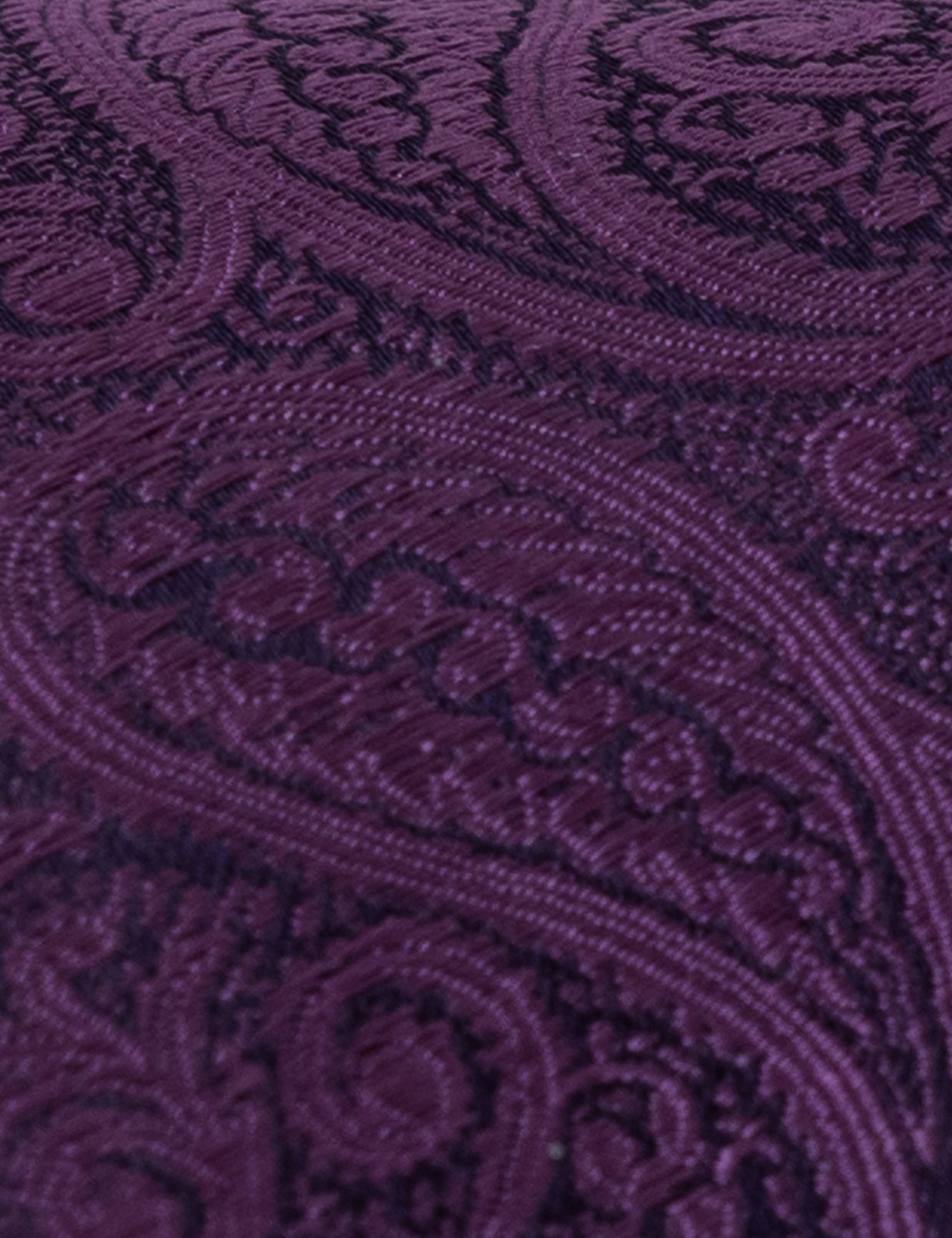 Men's Luxury Purple Paisley Tie - 100% Silk | Hawes & Curtis