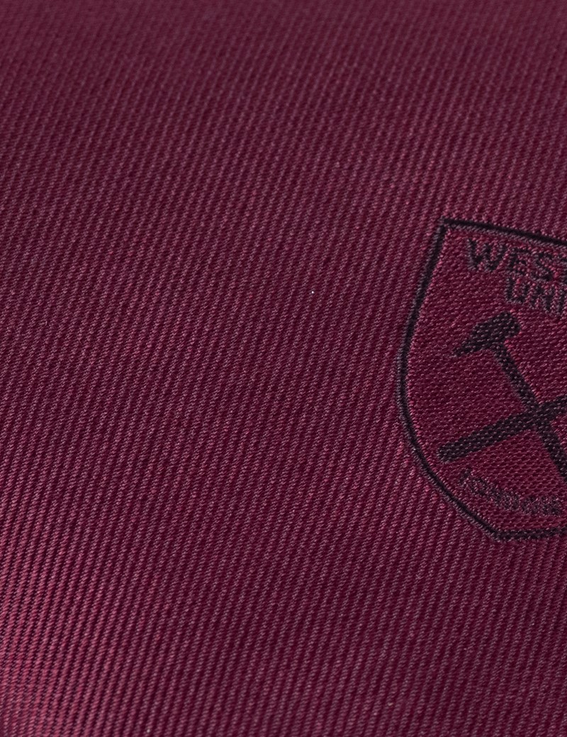 Krawatte – Seide – Standardbreite – West Ham United Logo burgunder