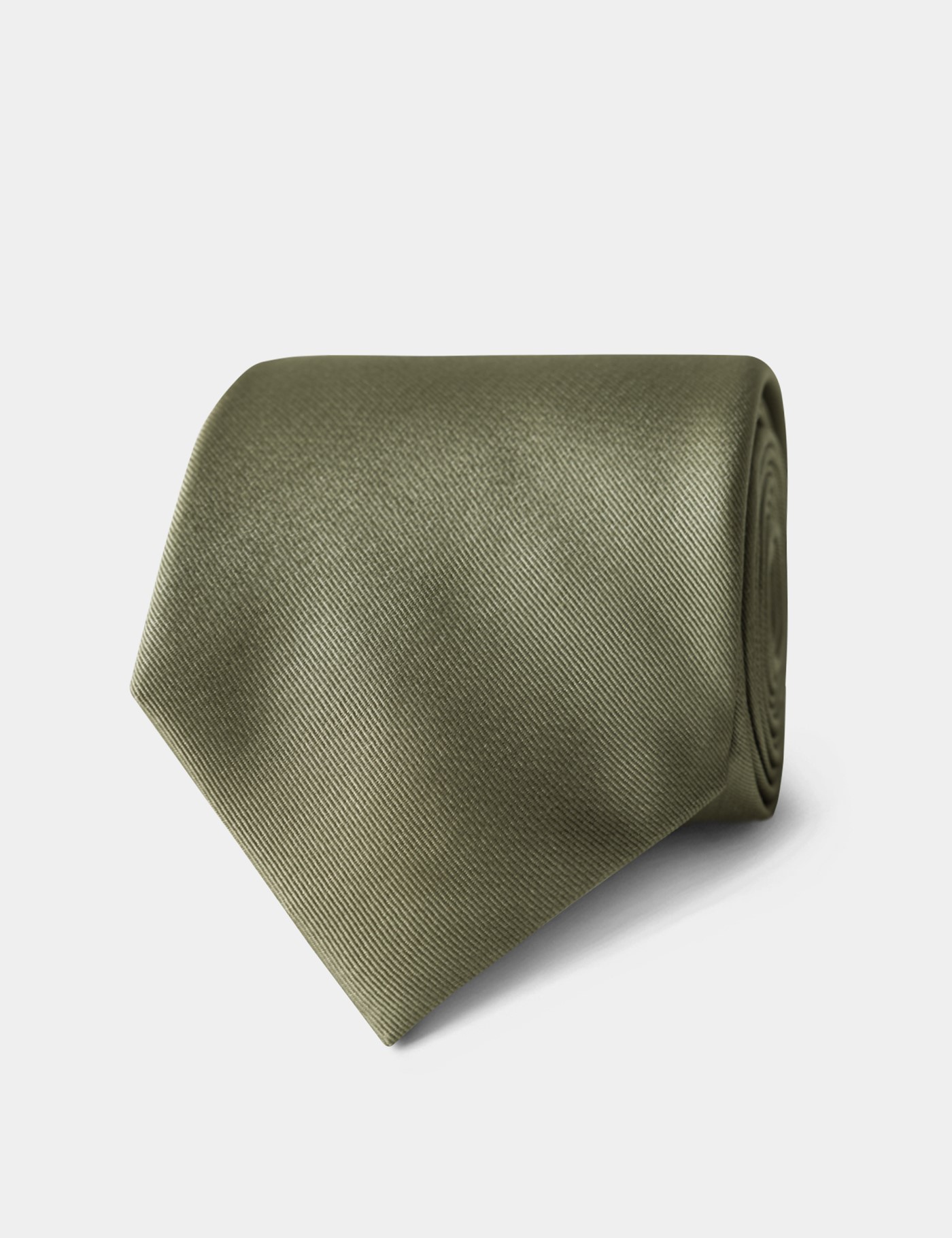 & Plain Sage Green Repp Tie One