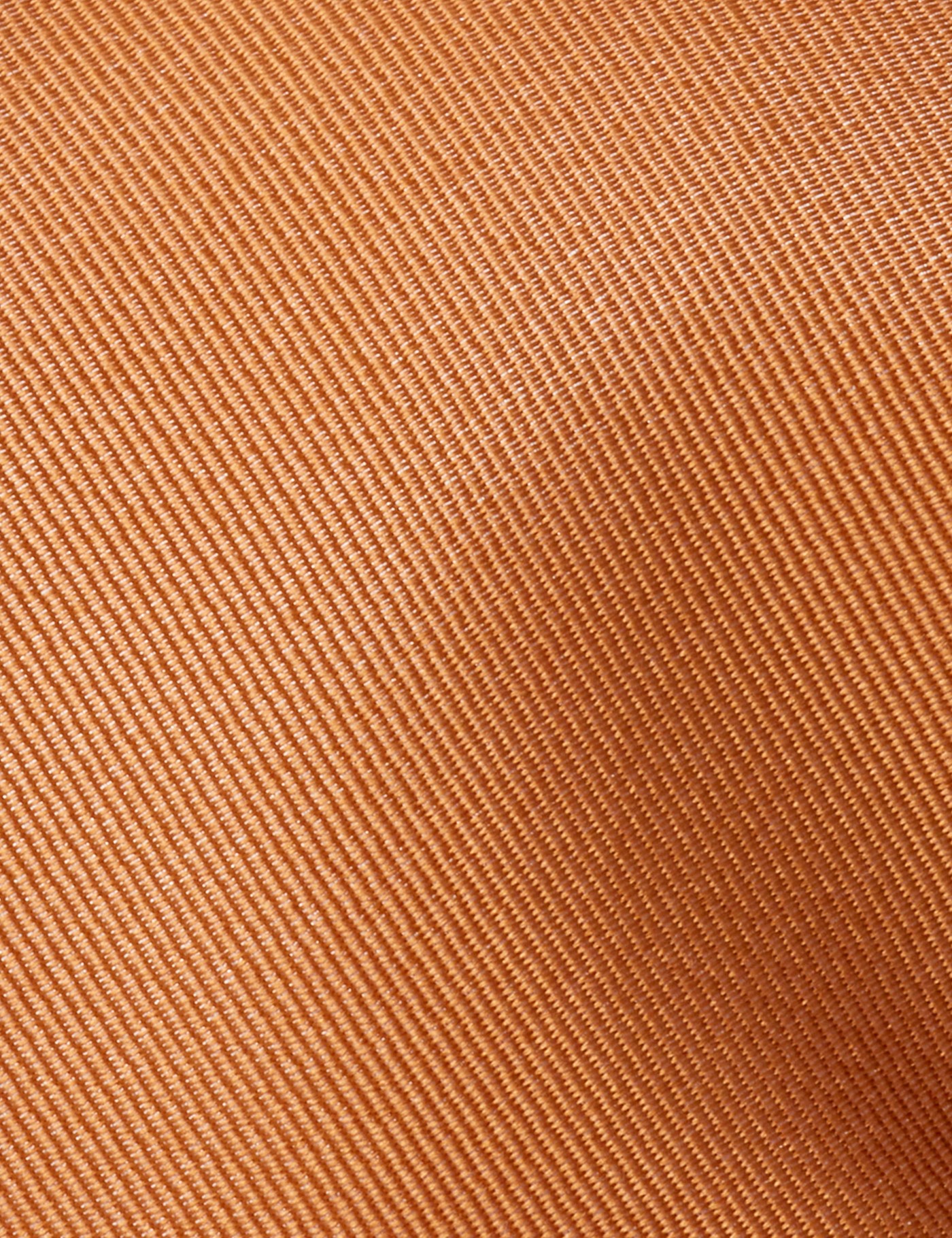 Hawes & Curtis Plain Orange Repp Tie Size: One Size image 2