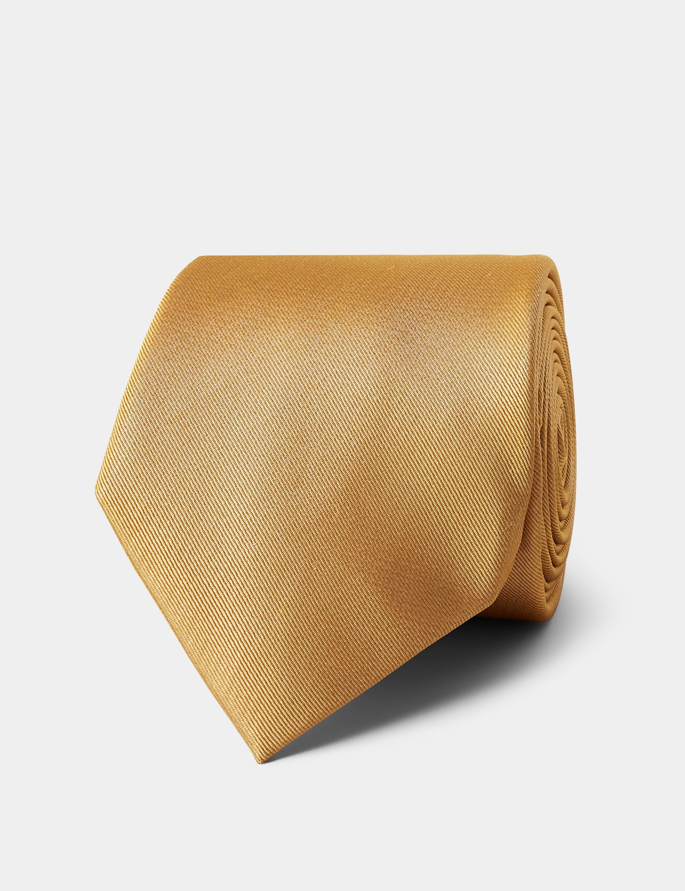 & Plain Yellow Gold Repp Tie One