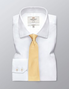 Krawatte –  Seide – Korbgitter gelb