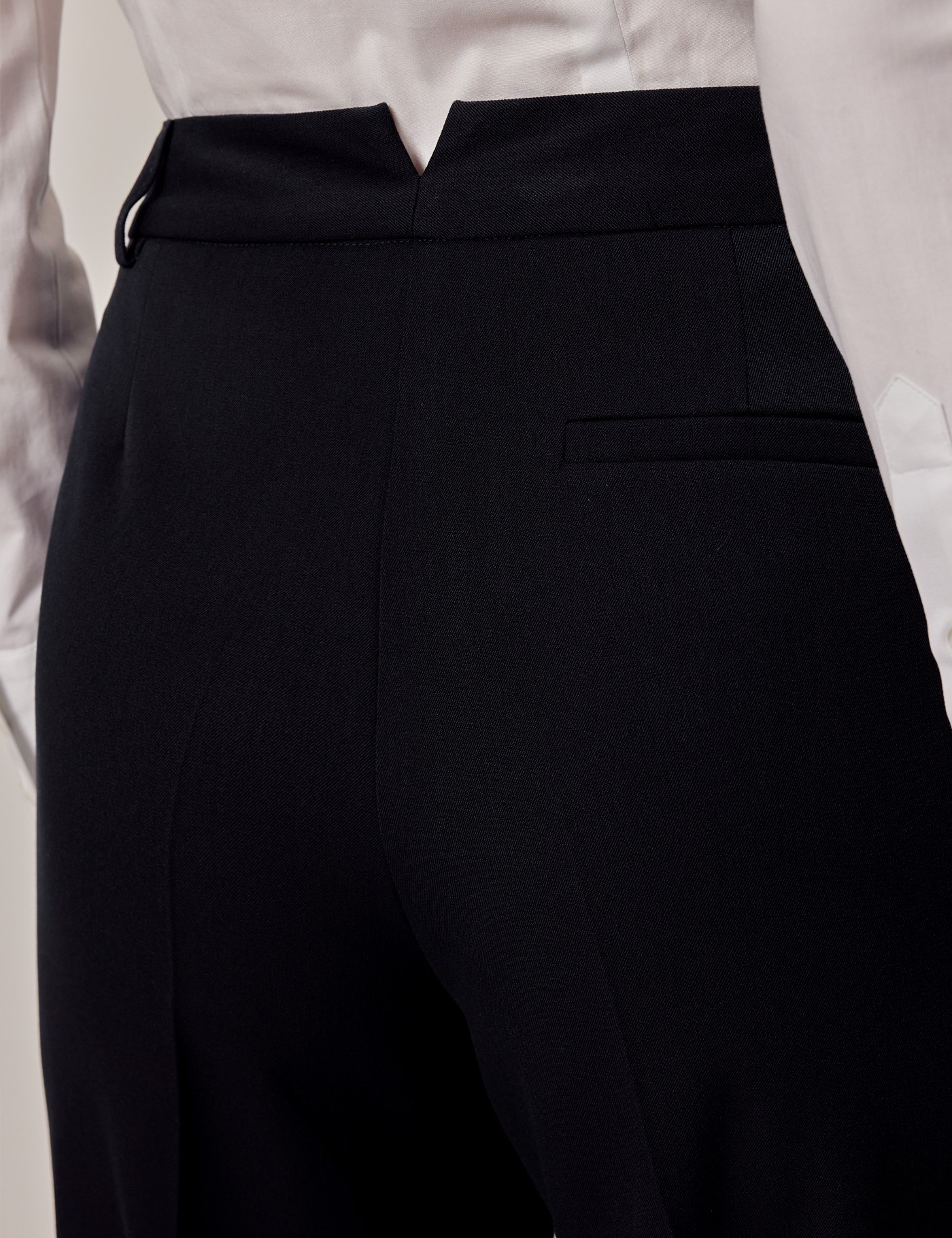 Women’s Black Tailored Trousers | Hawes and Curtis