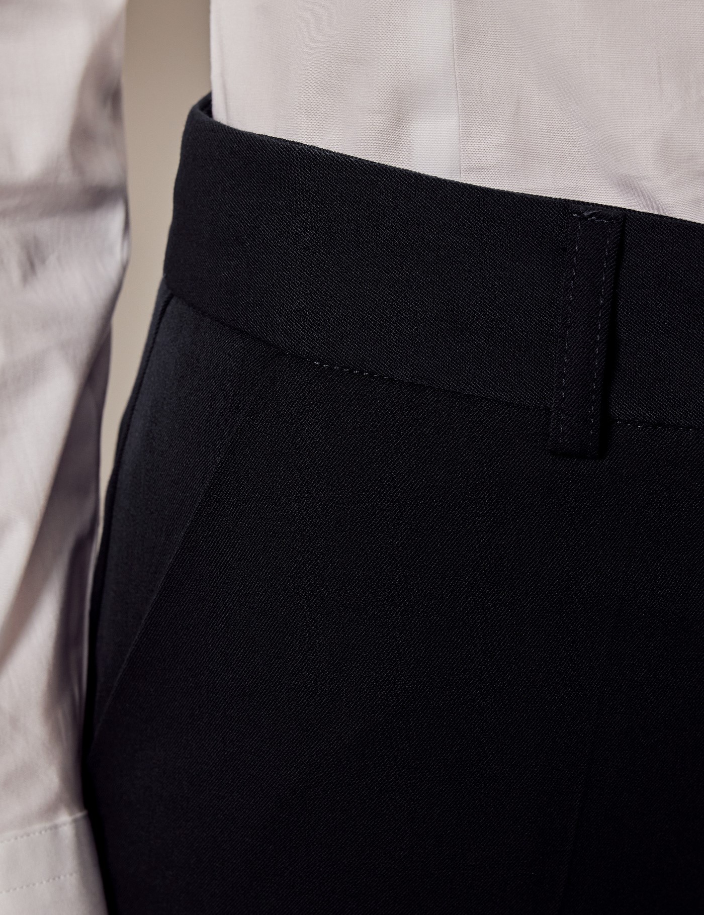 Women’s Black Tailored Trousers | Hawes and Curtis