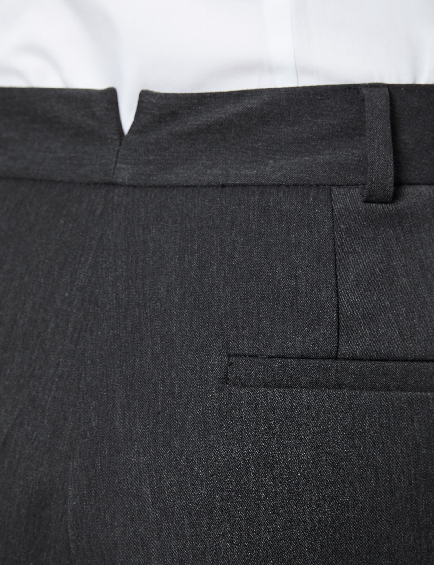 Women’s Charcoal Twill Pants | Hawes & Curtis