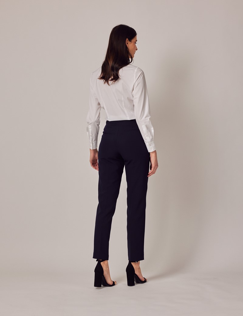 Women’s Suit Trousers in Navy | Hawes & Curtis
